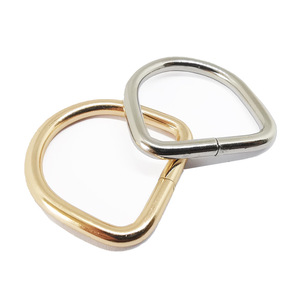 D-Ring <b>Buckle</b> Iron Plated Bag Hardware Accessory For Backpack Handbag <b>Strap</b> Connecting Ring 11 Sizes Available - Product Image 4