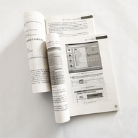 Impression de brochures personnalisées à couverture souple, papier kraft, catalogue offset avec reliure parfaite
