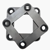 Couplage à disque élastique industriel OEM avec insert en acier inoxydable 304, joint en caoutchouc et connecteur flexible pour arbre