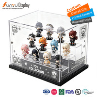 Boîte de présentation en acrylique transparente personnalisée, anti-poussière, pour collection, compatible avec les blocs de construction, briques DIY, jouets pour enfants
