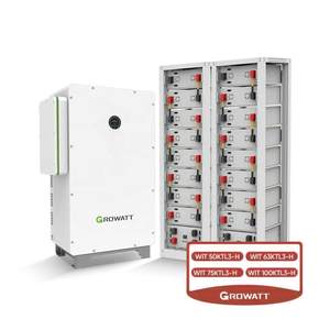 Трехфазная гибридная система Growatt 100 кВт, система хранения энергии 512 В 665,6 В, гибридная система хранения солнечных батарей, 50 кВт - Product Image 2