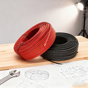 Cable Fotovoltaico de Cobre Estañado de Alta Corriente H1Z2Z2-K de 10 mm2 para Centrales Eléctricas Fotovoltaicas, Retardante de Llama Sin Halógenos - Product Image 1