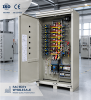 Caja de Distribución Metálica Industrial con Interruptor de Circuito para Gestión de Energía en Fábricas y Control de Equipos de Bajo Voltaje