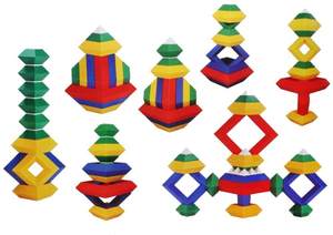 บล็อกตัวต่อแบบซ้อน3D,ลูกบาศก์สปีดคิวบ์ปริศนาเพื่อการศึกษาเตรียมอนุบาล - Product Image 2