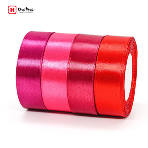 FangZhi Satin Ribbon 2.5cm Wide 10m Long Solid Color Wedding Gift Wrapping Ribbon - Product Image 1