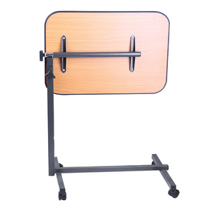 Simple Lift Folding Laptop Table Movable Bedside Desk for Home Study for Rehabilitation Therapy Supplies Supplies - Product Image 3
