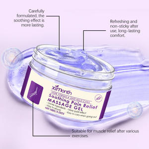 Gel de massage aux herbes végétaliennes et biologiques de marque privée OEM soulagement apaisant de la douleur pour les tensions musculaires des articulations crème pour le corps/genoux - Product Image 6