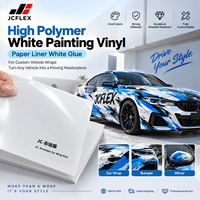 Rouleaux de vinyle polymère blanc imprimable 1,52*38m pour l'emballage, film décoratif extensible pour autocollants – Production usine