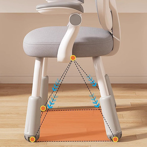 Silla de Estudio Ajustable para Niños con Reposabrazos, Silla de Cuatro Patas con Respaldo para Corrección de Postura - Product Image 3
