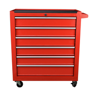 Armoire à outils en acier robuste CE, 15 tiroirs, chariot à outils d'atelier, chariot roulant, OEM personnalisable, revêtement électrostatique en poudre, 3 ans de garantie