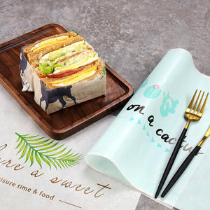 10 papiers d'emballage biodégradables pour Hamburger et Deli, emballage de naturels, résistant à la graisse, pour emballage d'aliments - Product Image 4