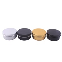 Großhandel benutzer definierte Farbe Metall kosmetische Haar Gel Verpackung kann Behälter 30ml Aluminium runde Kerze Blechdose
