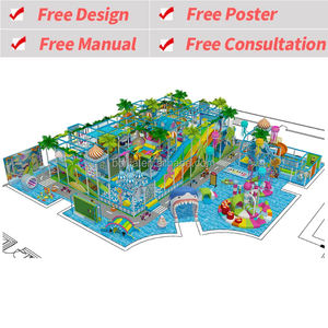 สนามเด็กเล่นในร่มขนาดใหญ่ปลอดภัยและทนทานอุปกรณ์เล่นเกมในร่มที่ผ่านการรับรอง CE - Product Image 2