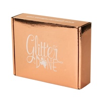 Boîte d'emballage en carton ondulé personnalisée avec logo, pour l'e-commerce, avec fermeture éclair, pour l'expédition et la vente par correspondance