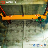 Pont roulant monopoutre de qualité supérieure de Chine, capacité 0,5T, 1T, 2T, 5T, 10T pour usines industrielles et entrepôts