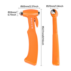 Martillo de Escape Automotriz Shunwei, Suministros de Emergencia, Martillo de Rescate para Auto, Rompeventanas con Cortador - Product Image 1