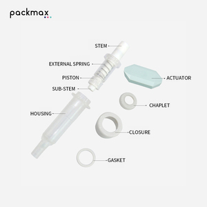 Hexagon-<b>shaped</b> pump head — push lotion pump for body wash and shampoo, hexagonal <b>block</b> press pump, made of PP plastic - Product Image 4