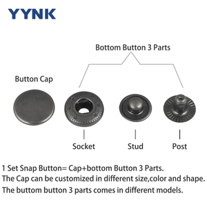 Nhà Sản Xuất Bán Buôn 12.5Mm Kim Loại Nút Snaps Press Studs, Brass <span class=keywords><strong>Snap</strong></span> Chốt Cho Quần Áo Da Áo Khoác Vòng Tay Jeans - Product Image 4