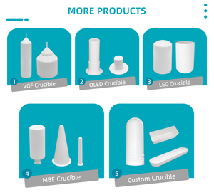 <span class=keywords><strong>Creuset</strong></span> PBN de très haute pureté 99,999 % pour la croissance de cristaux uniques de semi-conducteurs composés GaAs InP - Product Image 6