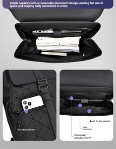 Oxford lussuoso zaino da viaggio da uomo nuovo da esterno impermeabile per studenti Business <span class=keywords><strong>borsa</strong></span> per Laptop con chiusura a cerniera - Product Image 3