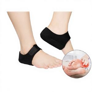 Vente en gros de coussinets de talon écologiques, durables, absorbant les chocs, soulageant la fatigue des jambes, avec sangles réglables, semelles intérieures antidérapantes pour la protection des tendinites d'Achille - Product Image 1