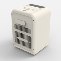 Climatiseur mobile de cuisine le plus vendu, sans tuyau d'évacuation, avec pulvérisation rafraîchissante pour stationnement