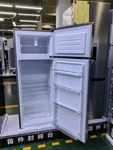 210L Double Door Energy Efficient <b>Refrigerator</b> for Household & Hotel Use Compact Design Multi Air Flow Electric Stainless Steel - Product Image 4