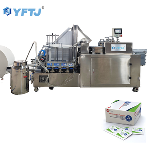 800-1440 Stuks/min Voor Steriele Niet-Geweven Medische Single-Alcohol Prep Pad Wattenstaafje Maken <span class=keywords><strong>Machine</strong></span> - Product Image 1
