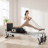 MJD Aluminium Pilates Reformer, ein Hochwertiges Pilates Core-Bett, Geeignet für Yoga und Kernkraftübungen