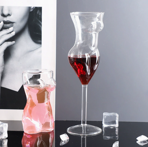 <span class=keywords><strong>Verres</strong></span> à vin rouge en cristal pour femme, créatifs et uniques, faits à la main, soufflés à la bouche, logo personnalisé, 200 ml, longue tige, en borosilicate - Product Image 5