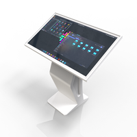 Écran tactile IR Bigbull 49 pouces, écran tactile LCD numérique, podium K, terminal interactif en libre-service