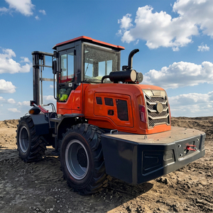 מלגזה שטח קשה <span class=keywords><strong>5</strong></span> טון איכותית עם תקן CE ו-EPA, ציוד טיפול בשטח קשה, מלגזה לעבודה כבדה לסדנה - Product Image 3