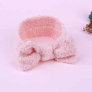 Großhandel Neugeborene Hochwertige Baby Herbst und Winter Kinder Kopf bedeckung Großer Bogen Doppels chicht Kinder Stirnband - Product Image 6