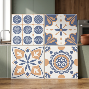 Azulejos de Cerámica Digitales con Diseño Marroquí, 30x30cm, Acabado Brillante, para Diseño de Interiores Moderno - Product Image 2