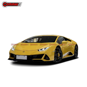 For Lamborghini Huracan LP580 LP610 LP640 Body Kit EVO Style Half Carbon Fiber Front Rear Bumper Side Skirts Car Ducktail <b>Wing</b> - Product Image 2