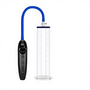 Pompe à vide électrique pour homme avec 20 fréquences et entraîneur de masturbation en latex pour adultes et agrandisseur sans effets secondaires - Product Image 2