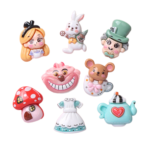 MJ Crafts Lovely Sleepwalking Alice Rabbit DIY Resin Cream Glue Casting Phone Cases Shoe Buckle Hairpin Accessories Keychain - Product Image 4