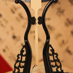 Fatingna Antique rétro Hanfu ventilateur ancien bambou artisanat décoratif fleur motif Portable National marée Style pour les cadeaux d'affaires - Product Image 4