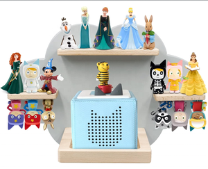 FSC & BSCI in legno Tonie Shelf Cloud Storage per 12-20 Tonie figure caratteri mensola <span class=keywords><strong>a</strong></span> parete magnetica per Toniebox - Product Image 1