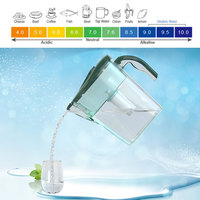 Filtre à eau alcaline Pichet purificateur d'eau personnalisé Pichet à eau alcaline Filtre à bouteille