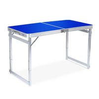 Ensemble de table et de chaises de jardin pliables en alliage d'aluminium moderne, hauteur réglable, imperméable, durable, léger, camping, pique-nique