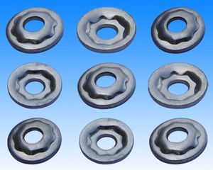 Rondelles à tête bombée à verrouillage torx en acier inoxydable 304 LeGood, diamètre M4 M6, épaisseur 9,6 mm, 0,6 mm - Product Image 4