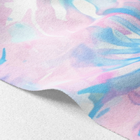 Tissu de yoga en nylon Spandex extensible dans les 4 sens à haute élasticité à impression numérique personnalisée rapide pour les leggings