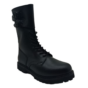 Bottes de travail montantes pour hommes en cuir pleine fleur, à lacets, avec embout et semelle anti-perforation en acier, anti-choc et anti-perforation - Product Image 5