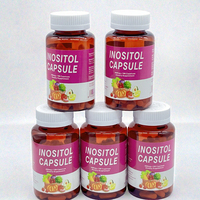 ANYUAN Équilibre Hormonal Santé Ovarienne Complément Herbal Inositol Capsules Riche en Vitamine D3 MYO D-Chiro Adultes 100