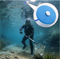 Tube de plongée double pour adultes, tube respiratoire sous-marin anti-fuite et anti-buée, tube de plongée à embout sec pour la plongée en mer et le snorkeling