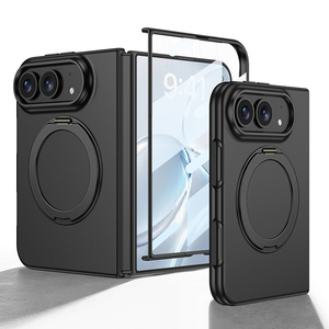 เคส iPhone Duo Matte แบบมีขาตั้งหมุนได้ พร้อมฟิล์มกันรอยหน้าจอแบบพับได้ - Product Image 4