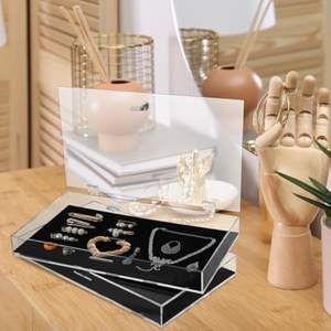 Fábrica de fabricación personalizada transparente bloqueo acrílico Feria Comercial vitrina minorista - Product Image 5