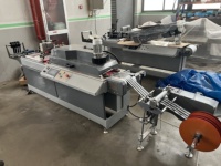 Impresora de Serigrafía Automática JDZ-2001 de 1 Color y 5m/min para Cintas Elásticas, Etiquetas de Cuidado de la Ropa, Equipo de Impresión