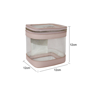 กระเป๋า EVA ใสแบบ OEM ขนาด 4 นิ้ว สำหรับจัดเก็บสัมภาระพกพา ปิดด้วยเชือกผูกและหัวเข็มขัด สีดำ มีช่องเก็บของ 12+ ช่อง - Product Image 5